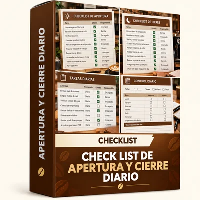 Bono 2: Checklist de Apertura y Cierre Diario